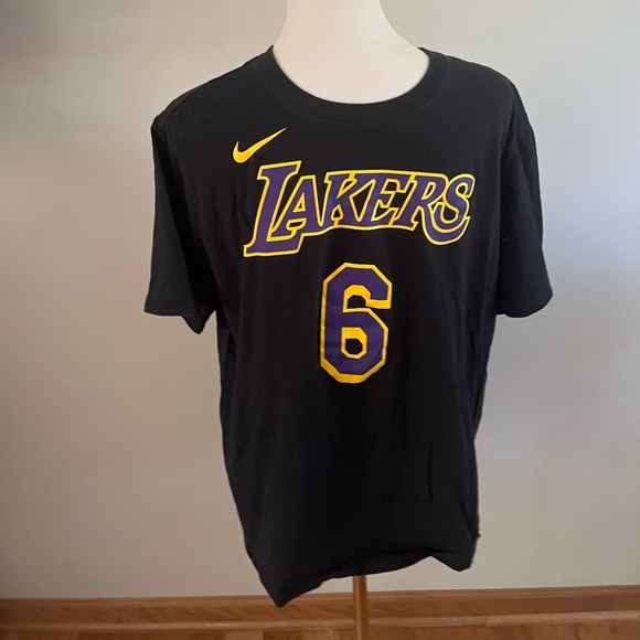 Nike Other - LeBron James Los Angeles Lakers Nike Earned Edition Name & Number T-Shirt -large